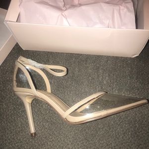 Sz 12 just fab nude heels